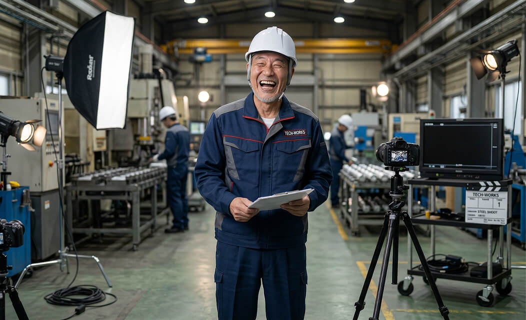 精密機械のパンフレット用画像
