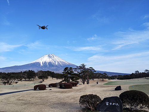 パノラマ撮影 ゴルフ場