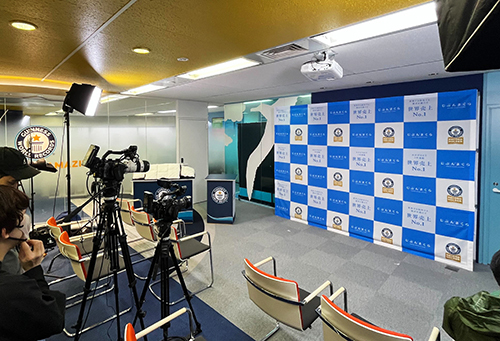 【ロケ収録】寝具メーカー・ギネス世界記録イベントの模様を都内ロケ地で収録