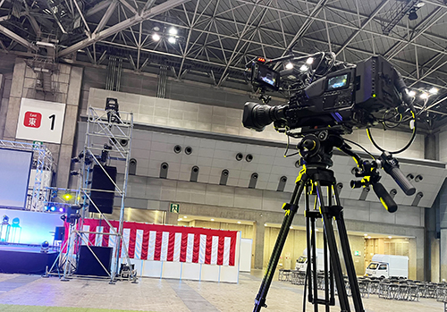 【ライブ配信】東京ビッグサイトより社内イベント・社員総会を全国の拠点に配信