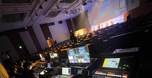 【ライブ配信】東京都内のイベントホールから表彰式を収録およびアーカイブ配信