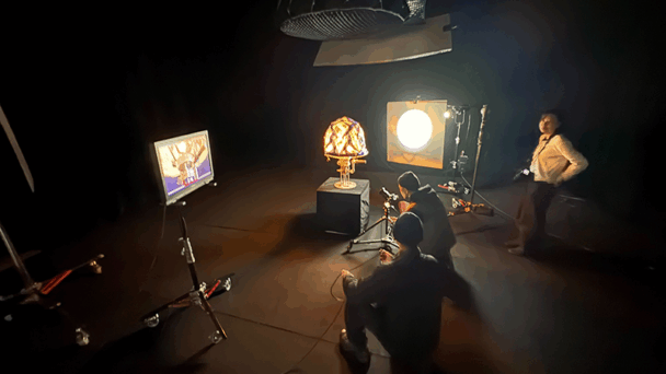 【動画撮影スタジオ】黒ホリスタジオで被写体のイメージ動画を収録