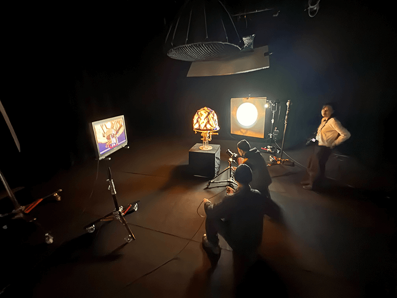 【動画撮影スタジオ】黒ホリスタジオで被写体のイメージ動画を収録