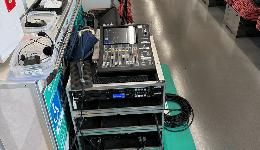 【ライブ配信】交通系イベントでの音響システム