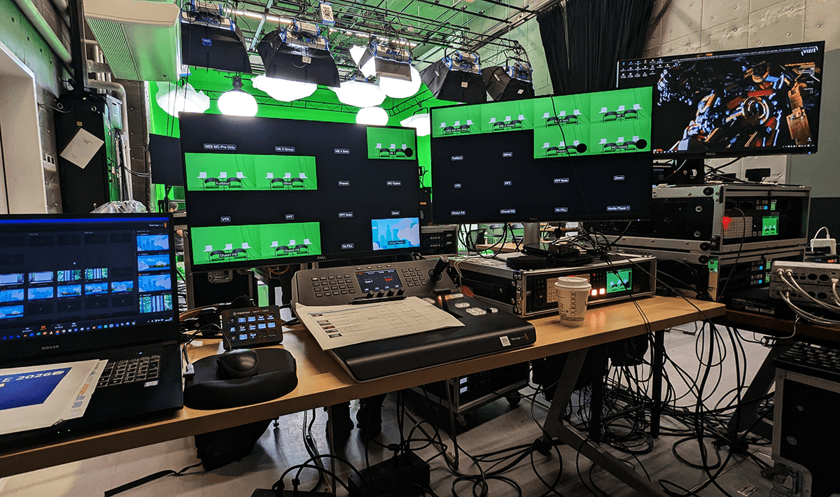 【ライブ配信スタジオ】Vizのバーチャル背景を活用した疑似バーチャルプロダクションでのクロマキー合成