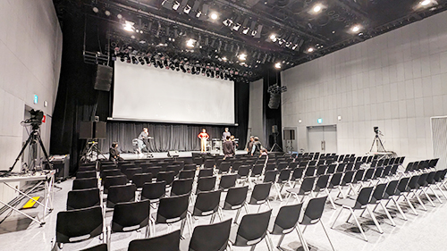 【ライブ配信】東京・渋谷のストリーム会場より企業の社内イベント・社員総会を配信