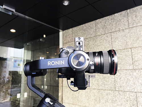 DJI Ronin-Sのロケ使用